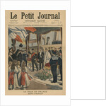 Tsar Nicolas II in France, arriving at Dunkirk, front cover illustration from 'Le Petit Journal', Supplement illustre, 29 September 1901 by French School
