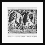 Pierre de Ronsard, aged 27 and Cassandre Salviati by Claude Mellan