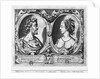Pierre de Ronsard, aged 27 and Cassandre Salviati by Claude Mellan
