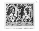 Pierre de Ronsard, aged 27 and Cassandre Salviati by Claude Mellan