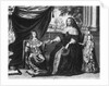 Anne of Austria, Queen of France and Navarre, and her sons, Dauphin Louis of France, future Louis XIV, and Philippe I, Duke of Orleans, 1643 by French School