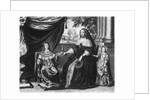 Anne of Austria, Queen of France and Navarre, and her sons, Dauphin Louis of France, future Louis XIV, and Philippe I, Duke of Orleans, 1643 by French School