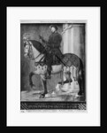 Equestrian portrait of King Francis I of France by Jean (school of) Clouet
