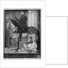 Equestrian portrait of King Francis I of France by Jean (school of) Clouet