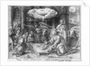 Life of Christ, Adoration of the shepherds, preparatory study of tapestry cartoon for the Church Saint-Merri in Paris, c.1585-90 by Henri Lerambert
