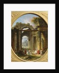Ancient ruins in Rome by Hubert Robert