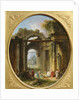 Ancient ruins in Rome by Hubert Robert