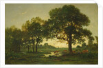 The Pond Oaks by Theodore Rousseau