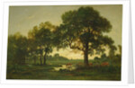 The Pond Oaks by Theodore Rousseau