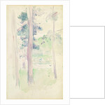 Pines by the lake, 1893 by Berthe Morisot