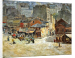 Street scene in Montmartre by Abel-Truchet