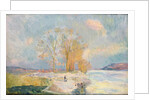 Banks of the Seine and Vernon in Winter, 1901 by Albert-Charles Lebourg