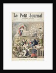 Title page depicting a ruckus in the House of Deputies by Henri Meyer