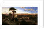 Rome, twilight, view from the Convent of San Onofrio on Mount Janiculum, c.1853-55 by David Roberts