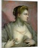 Portrait of a Woman Revealing her Breasts, c.1570 by Jacopo Robusti Tintoretto