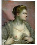 Portrait of a Woman Revealing her Breasts, c.1570 by Jacopo Robusti Tintoretto