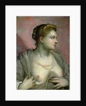Portrait of a Woman Revealing her Breasts, c.1570 by Jacopo Robusti Tintoretto