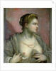 Portrait of a Woman Revealing her Breasts, c.1570 by Jacopo Robusti Tintoretto