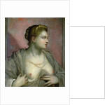 Portrait of a Woman Revealing her Breasts, c.1570 by Jacopo Robusti Tintoretto