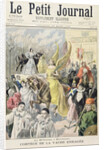 Title page depicting the procession of the mad cow, mid-Lent in Montmartre by F.L. & Tofani Oswaldo Meaulle