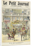 Title page depicting the mid-Lent parade in front of the Petit Journal offices by Henri Meyer