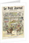 Title page depicting the mid-Lent parade in front of the Petit Journal offices by Henri Meyer