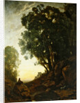 The Italian Goatherd, or The Effect of the Setting Sun, c.1847 by Jean Baptiste Camille Corot
