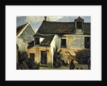 Courtyard of a bakery near Paris, or Courtyard of a House near Paris, c.1865-70 by Jean Baptiste Camille Corot