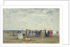 Swimmers on Trouville beach, 1869 by Eugene Louis Boudin