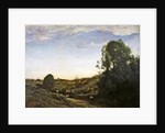 La Charette, memory of Marcoussis by Jean Baptiste Camille Corot