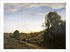 La Charette, memory of Marcoussis by Jean Baptiste Camille Corot