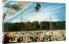 The Ascent of the Montgolfier Balloon at Aranjuez, c.1764 by Antonio Carnicero