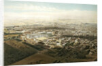 General view of Madrid taken from the Bridge of Segovia, 1854 by Alfred Guesdon