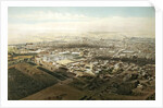 General view of Madrid taken from the Bridge of Segovia, 1854 by Alfred Guesdon