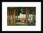 The Disembowelment of the Woman Pursued: Scene II of The Story of Nastagio degli Onesti, c.1483 by Sandro Botticelli