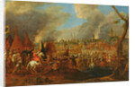 Siege of a city by the Imperials, maybe the siege of Magdeburg in 1631, c.1650 by Pieter Molenaer