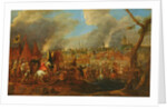 Siege of a city by the Imperials, maybe the siege of Magdeburg in 1631, c.1650 by Pieter Molenaer
