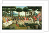 The Banquet in the Pinewoods: Scene III of The Story of Nastagio degli Onesti, c.1483 by Sandro Botticelli