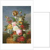 Bouquet of flowers in a vase by Jan Frans van Dael
