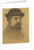 Portrait of the artist in a black hat by Maurice Denis
