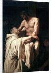 Christ Embracing St. Bernard by Francisco Ribalta