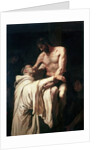 Christ Embracing St. Bernard by Francisco Ribalta