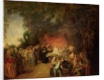 The Marriage Contract, c.1712-13 by Jean Antoine Watteau