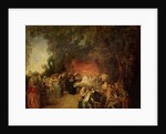 The Marriage Contract, c.1712-13 by Jean Antoine Watteau