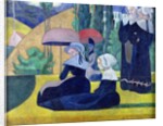 Breton Women in the Shade, 1892 by Emile Bernard