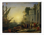 Cleopatra Disembarking at Tarsus, 1642 by Claude Lorrain
