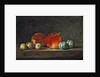 Peaches, Pears and Plums on a table by Jean-Baptiste Simeon Chardin