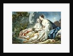 Jupiter disguised as Diana tries to seduce Callisto, c.1753 by Jean-Honore Fragonard