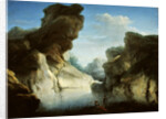 Fishermen close to a lake by Antoine Lebel
