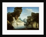 Fishermen close to a lake by Antoine Lebel